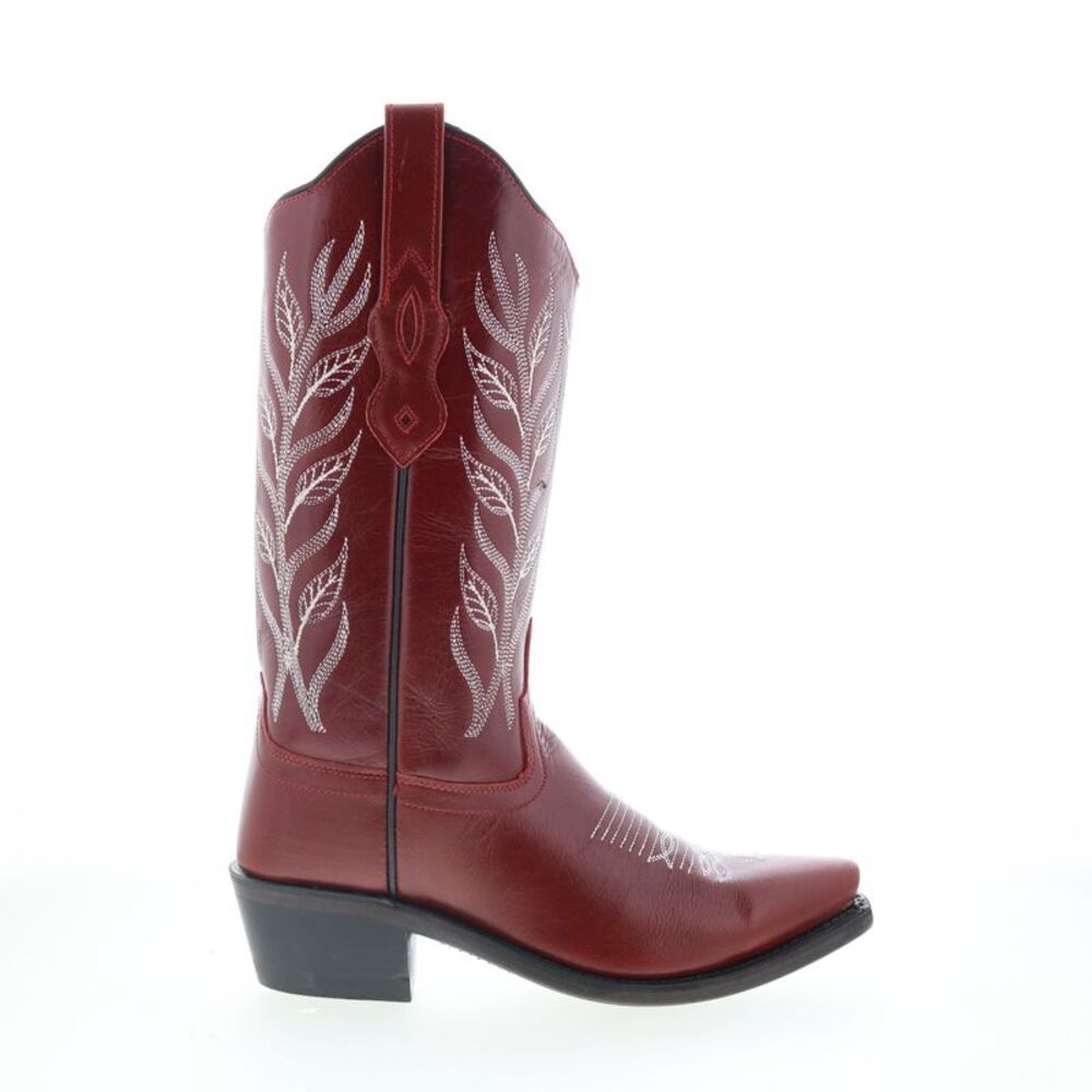 Jama Old West Womens LF1574 Red Boots (NWT)